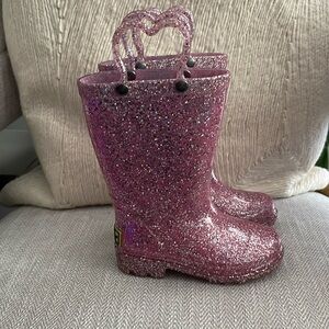 Glitter/light up Rain Boots